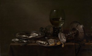 Still Life with Oysters, a Silver Tazza, and Glassware, 1635 Willem Claesz Heda (Dutch, ca. 1594–1680) Oil on wood, The Metropolitan Museum of Art Still Life with Oysters, a Silver Tazza, and Glassware, 1635 Willem Claesz Heda (Dutch, ca. 1594–1680) Oil on wood, The Metropolitan Museum of Art