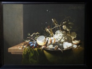 Лоуренс Крен. Гаага 1620 - Мидделбург 1663/70. Натюрморт с лесными орехами, виноградом и устрицами Лоуренс Крен. Гаага 1620 - Мидделбург 1663/70. Натюрморт с лесными орехами, виноградом и устрицами