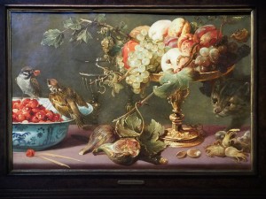 Frans Snyders (1579-1657). Франс Снайдерс. Натюрморт с птицами, фруктами и кошкой. Frans Snyders (1579-1657). Франс Снайдерс. Натюрморт с птицами, фруктами и кошкой.