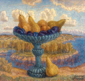Орлов И.М. Натюрморт с грушами, 2003, холст, масло, 110х120 Орлов И.М. Натюрморт с грушами, 2003, холст, масло, 110х120