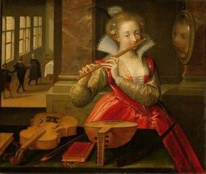 Allegory of Music by Dirk de Quade van Ravesteyn