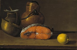 Луис Мелендес. Натюрморт с рыбой и лимоном, 1772, Museo del Prado, Madrid